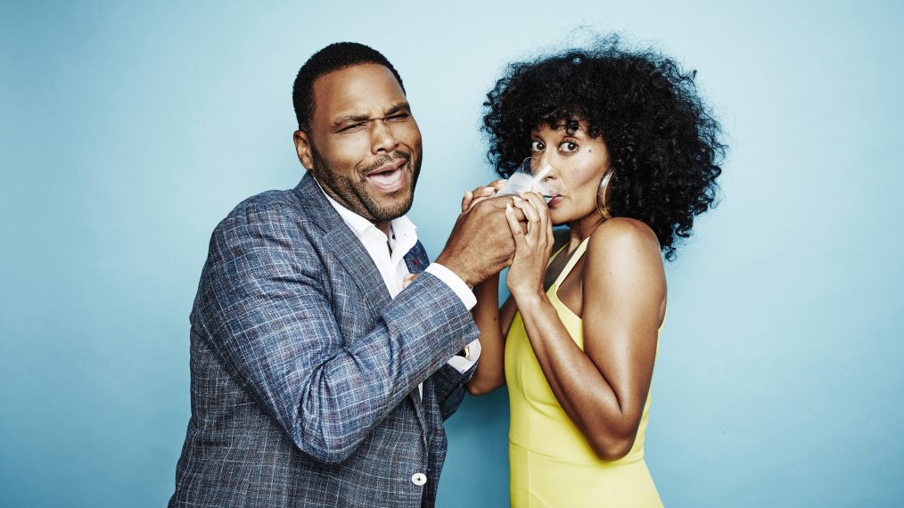 Anthony Anderson (L) and Tracee Ellis