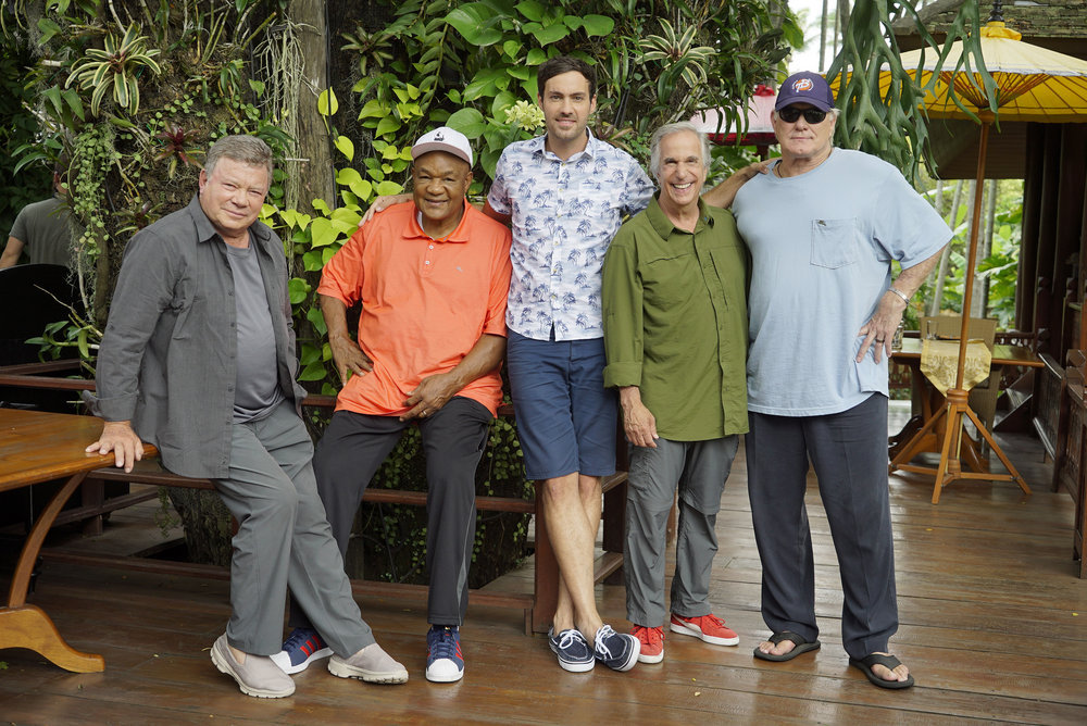 Shatner, Foreman, Dye, Winkler and Bradshaw in Chiang Mai, Thailand.