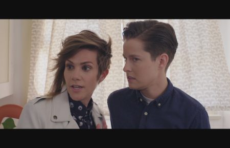 Cameron Esposito and Rhea Butcher in Take My Wife