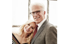 Kristen Bell and Ted Danson pose for a portrait at the 2016 Summer TCAs Getty Images Portrait Studio