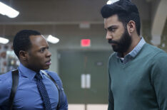 Malcolm Goodwin as Clive and Rahul Kohli as Ravi in iZombie