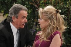 Victor Newman (Eric Braeden) confronts his ex-wife, Nikki Newman (Melody Thomas Scott) about her drinking The Young and the Restless
