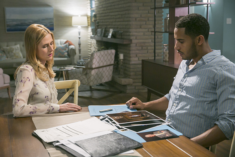 "Kindred Spirits" - While Cam is in rehab, Jack is lured into a dangerous adventure by a new friend, Sadie (Aviv Cohen). Also, Garrett and Alison work to silence a local reporter who is harassing the Hawthornes, and Brady makes a bizarre breakthrough in the Silver Bells Killer case, on AMERICAN GOTHIC, Wednesday, August 10 (10:00-11:00PM, ET/PT), on the CBS Television Network. Pictured: Megan Ketch (Tessa Ross), Elliot Knight (Brady Ross) Photo: Iden Ford/CBS é2016 CBS Broadcasting, Inc. All Rights Reserved.