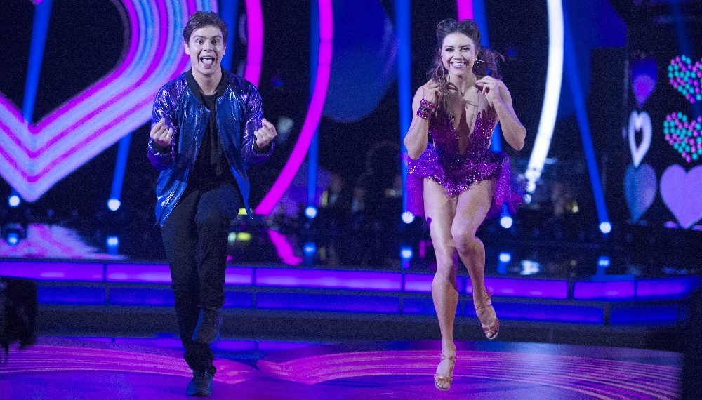 DWTS - Jake T. Austin and Jenna Johnson