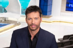 Harry Connick Jr. on the set of his talk show