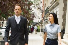 Jonny Lee Miller as Sherlock Holmes and Lucy Liu as Joan Watson in Elementary - 'Worth Several Cities'