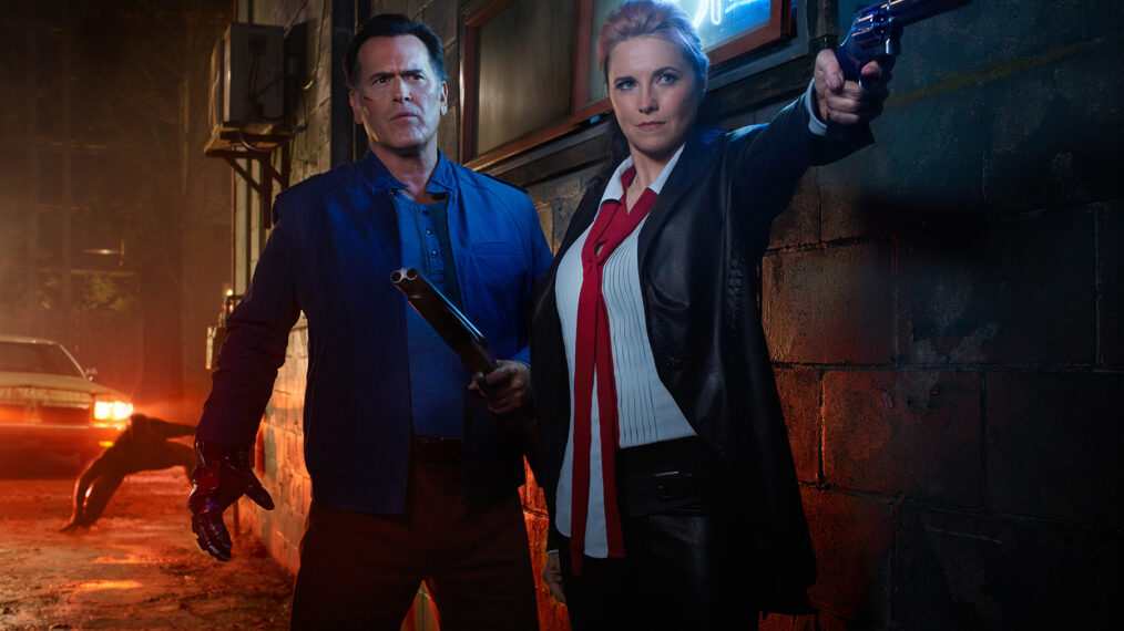 Ash vs. Evil - Bruce Campbell and Lucy Lawless