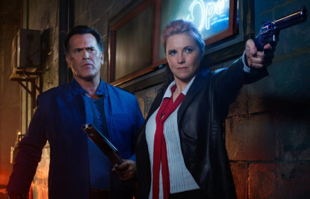 Ash vs. Evil - Bruce Campbell and Lucy Lawless
