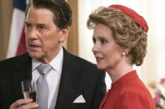 Tim Matheson as Ronald Reagan and Cynthia Nixon as Nancy Reagan in Killing Reagan