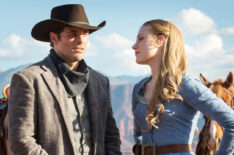 James Marsden and Evan Rachel Wood in Westworld - Season 1