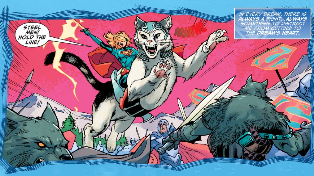 Adventures of Supergirl panel art