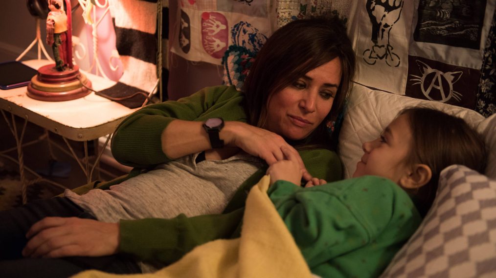 Pamela Adlon as Pam and Olivia Edward as Duke in the pilot of Better Things