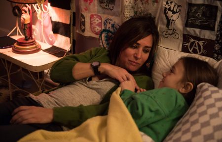 Pamela Adlon as Pam and Olivia Edward as Duke in the pilot of Better Things