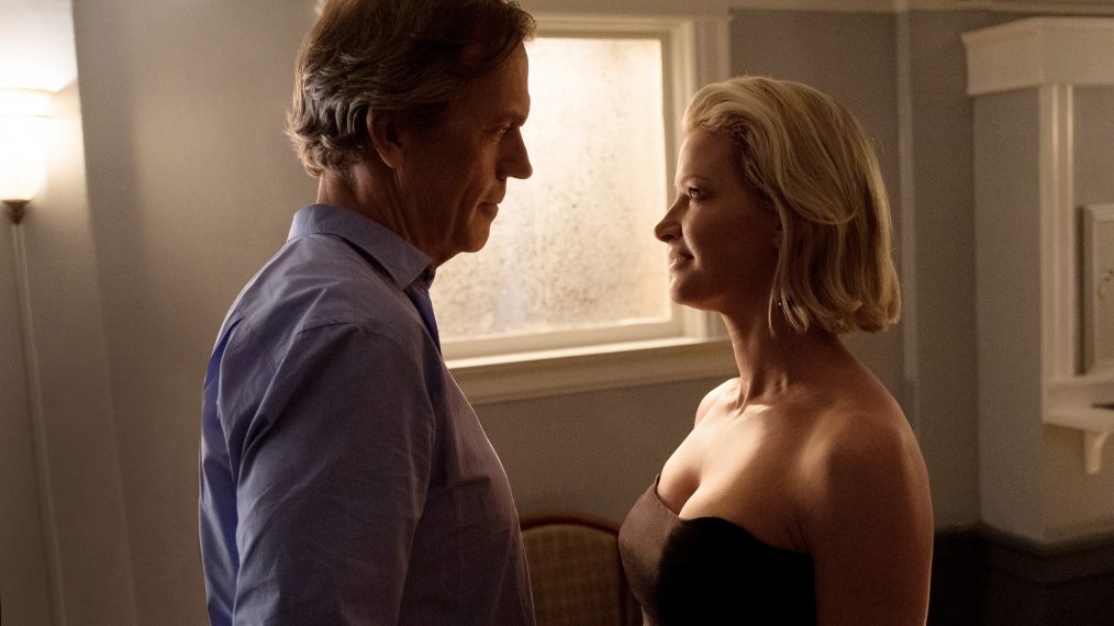 Hugh Laurie as Eldon Chance and Gretchen Mol as Jaclyn Blackstone in Chance - Season 1, Episode 3