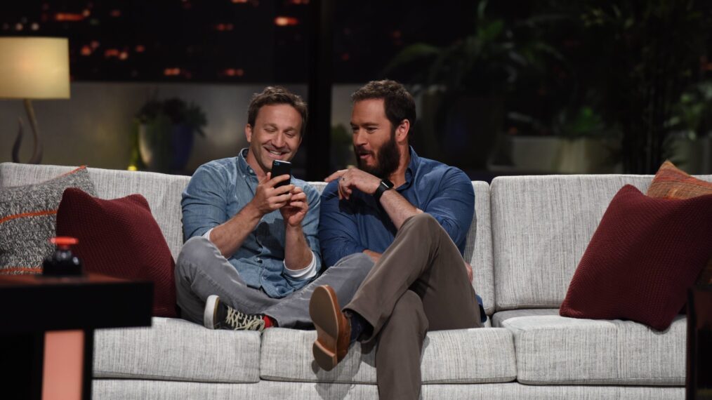 Breckin Meyer and Mark-Paul Gosselaar on Celebrity Name Game