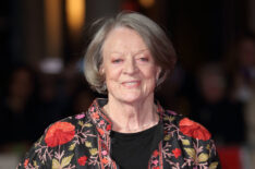 Dame Maggie Smith attends a screening of 'The Lady In The Van'