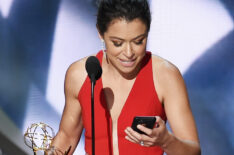 Tatiana Maslany accepts Outstanding Lead Actress in a Drama Series for 'Orphan Black' onstage during the 68th Annual Primetime Emmy Awards