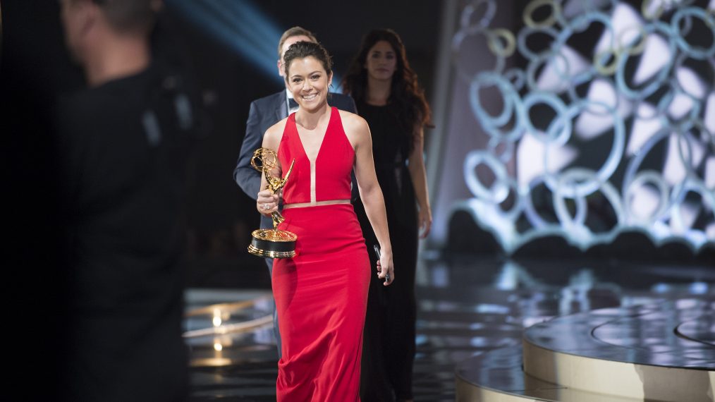 Tatiana Maslany at The 68th Annual Emmy Awards