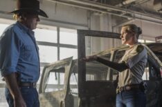 Robert Taylor and Katee Sackhoff in Longmire