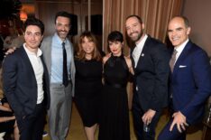 Ben Feldman, Reid Scott, Robin Bronk, Constance Zimmer, Tony Hale, and Michael Kelly at the 2016 Television Industry Advocacy Awards hosted by TV Guide Magazine