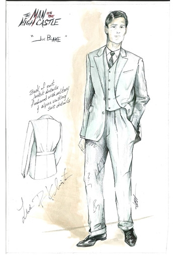 Costume sketch for Man in the High Castle.