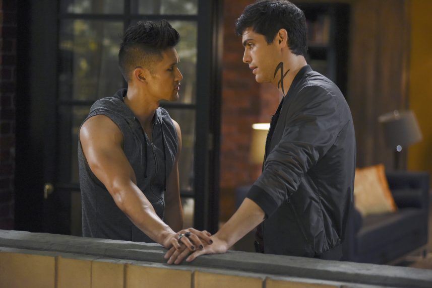 Shadowhunters - Harry Shum Jr, Matthew Daddario