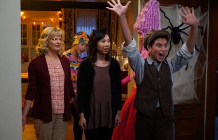 Martha Plimpton, Ramona Young, and Noah Galvin in The Real O'Neals