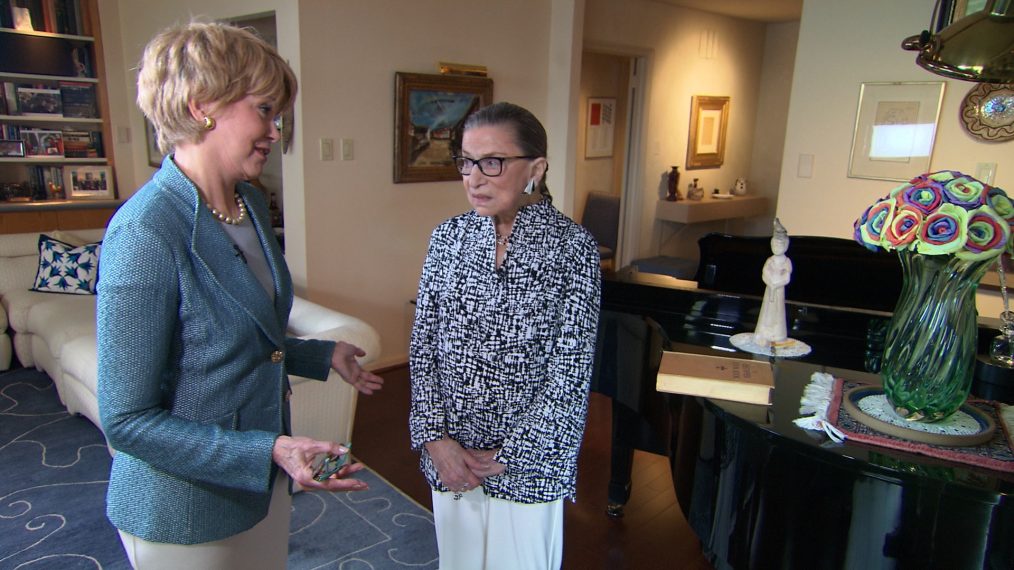 Jane Pauley, Ruth Bader Ginsburg, CBS