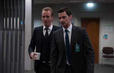 Berlin Station - Rhys Ifans and Richard Armitage