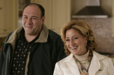 The Sopranos - James Gandolfini and Edie Falco