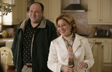 The Sopranos - James Gandolfini and Edie Falco