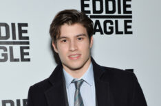 Cameron Cuffe attends a special screening of 'Eddie the Eagle' at the Landmark Sunshine Cinema on Tuesday, Feb. 2, 2016, in New York