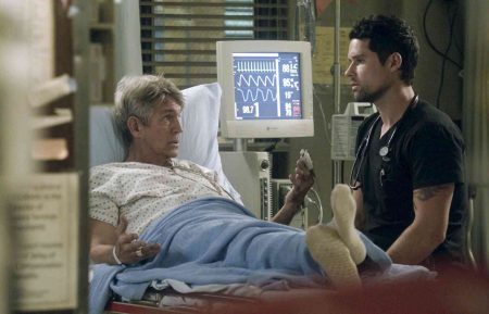 Eric Roberts guest stars on Code Black with Benjamin Hollingsworth