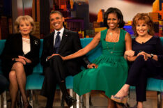 The View - Barbara Walters, Barack Obama, Michelle Obama, and Joy Behar