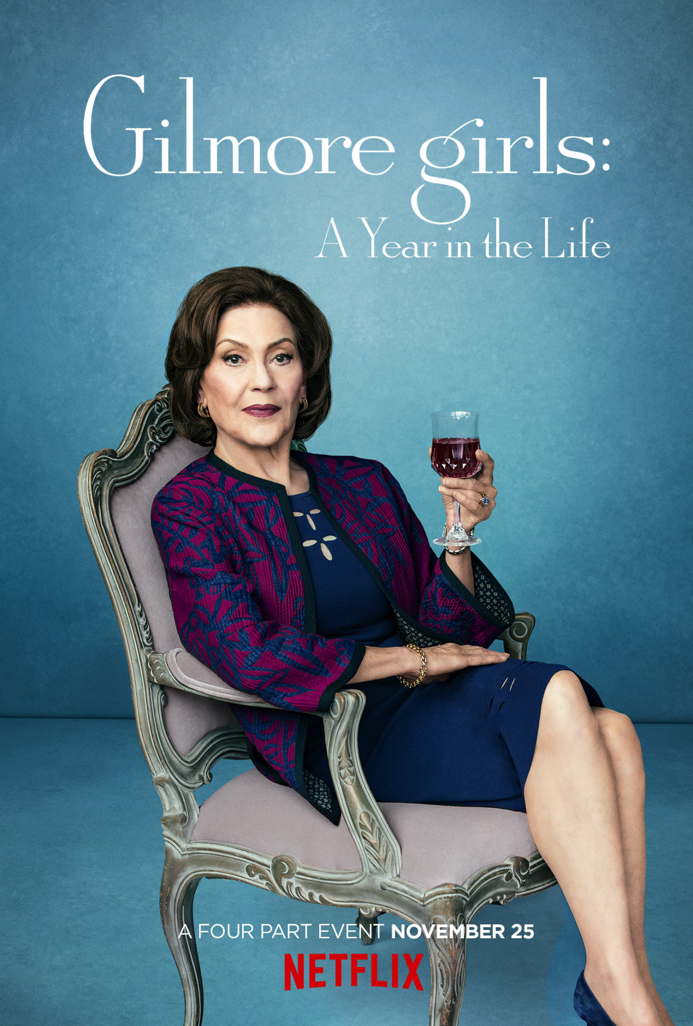 Kelly Bishop as Emily Gilmore.