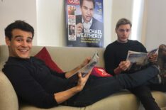 Shadowhunters stars Alberto Rosende and Dominic Sherwood at the TV Guide Magazine offices