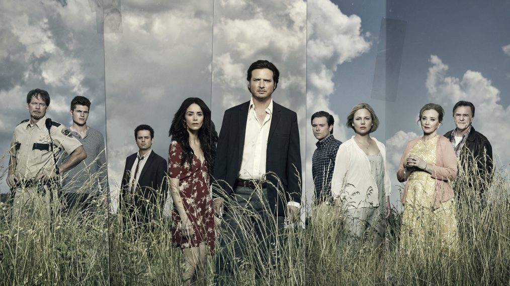 JD Evermore as Sheriff Carl Daggett, Jake Austin Walker as Jared Talbot, Luke Kirby as Jon Stern, Abigail Spencer as Amantha Holden, Aden Young as Daniel Holden, Clayne Crawford as Ted Talbot Jr, Adelaide Clemens as Tawney Talbot, J Smith-Cameron as Janet Talbot, Bruce McKinnon as Ted Talbot Sr - Rectify - Season 4