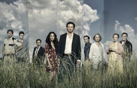 JD Evermore as Sheriff Carl Daggett, Jake Austin Walker as Jared Talbot, Luke Kirby as Jon Stern, Abigail Spencer as Amantha Holden, Aden Young as Daniel Holden, Clayne Crawford as Ted Talbot Jr, Adelaide Clemens as Tawney Talbot, J Smith-Cameron as Janet Talbot, Bruce McKinnon as Ted Talbot Sr - Rectify - Season 4