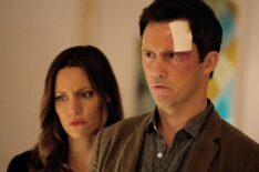 KaDee Strickland as Linda Haverford, Jeffrey Donovan as Charlie Haverford in Shut Eye