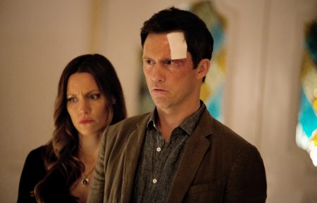 KaDee Strickland as Linda Haverford, Jeffrey Donovan as Charlie Haverford in Shut Eye