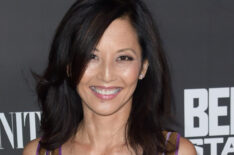 Tamlyn Tomita arrives at the premiere of the EPIX Original Series Berlin Station