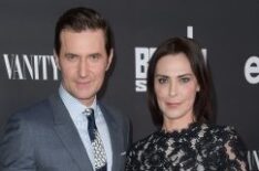 Richard Armitage and Michelle Forbes arrive at the premiere of the EPIX Original Series Berlin Station