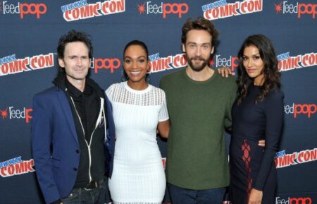 Jeremy Davies, Lyndie Greenwood, Tom Mison, and Janina Gavankar of 'Sleepy Hollow' at Comic-Con 2016