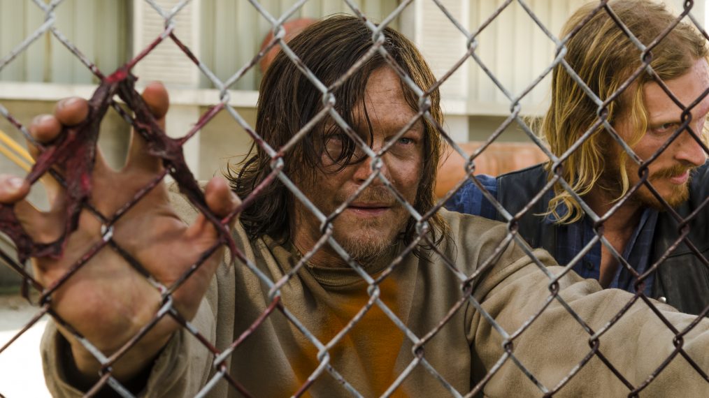 Austin Amelio as Dwight, Norman Reedus as Daryl Dixon - The Walking Dead _ Season 7, Episode 3 - Photo Credit: Gene Page/AMC
