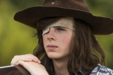 Chandler Riggs as Carl Grimes in The Walking Dead - Season 7, Episode 5