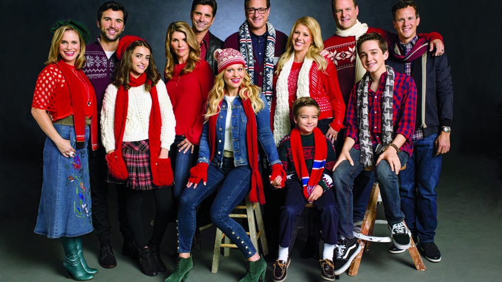 Fuller House - Andrea Barber, Juan Pablo Di Pace, Soni Bringas, Lori Loughlin, John Stamos, Candace Cameron Bure, Bob Saget, Jodie Sweetin, Elias Harger, Dave Coulier, Michael Campion, Scott Weinger