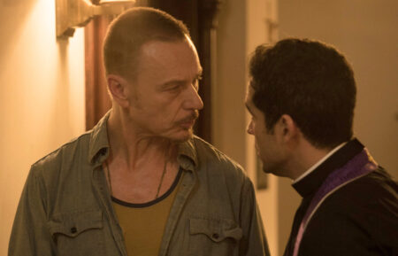 The Exorcist - Ben Daniels and Alfonso Herrera in the 'Father of Lies' episode