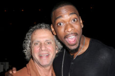 Larry Klein and Jay Pharoah attend rehearsals for the 2016 American Music Awards
