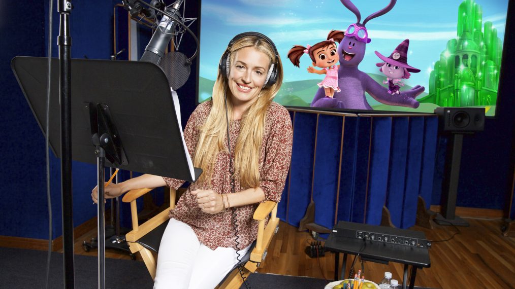 Cat Deeley doing voice over for the 'Kate & Mim-Mim' special of 'Kate In OZ'