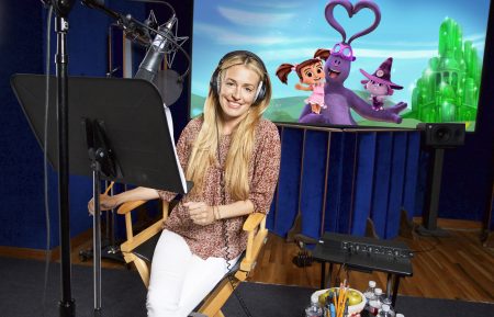 Cat Deeley doing voice over for the 'Kate & Mim-Mim' special of 'Kate In OZ'